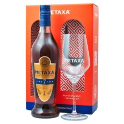 Metaxa 7* The Original Greek Spirit 40% 0,7L + pohár
