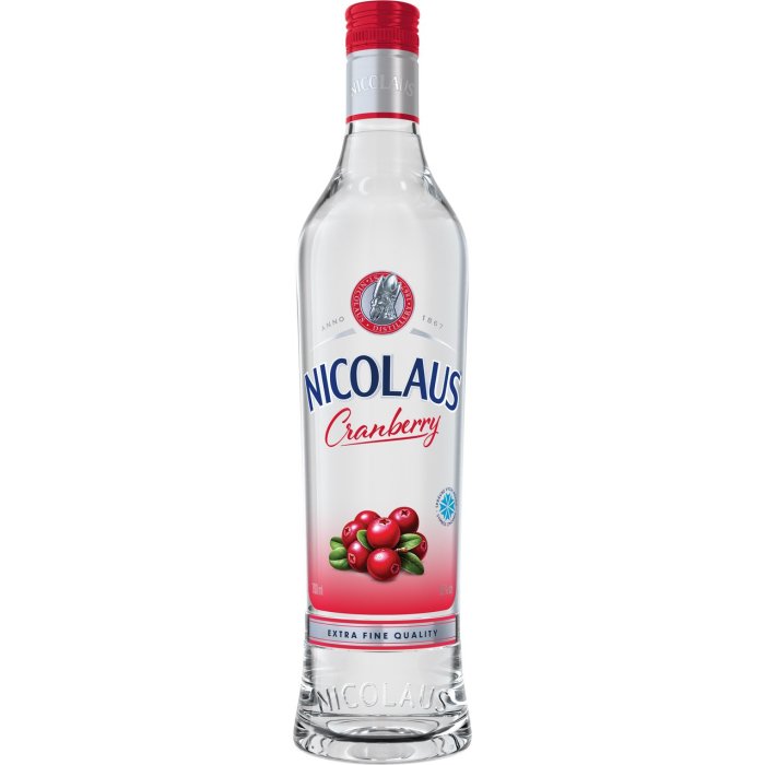Vodka NICOLAUS Cranberry 0,7L 35%