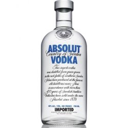 Vodka Absolut Swedish Blue 40% 1,75L