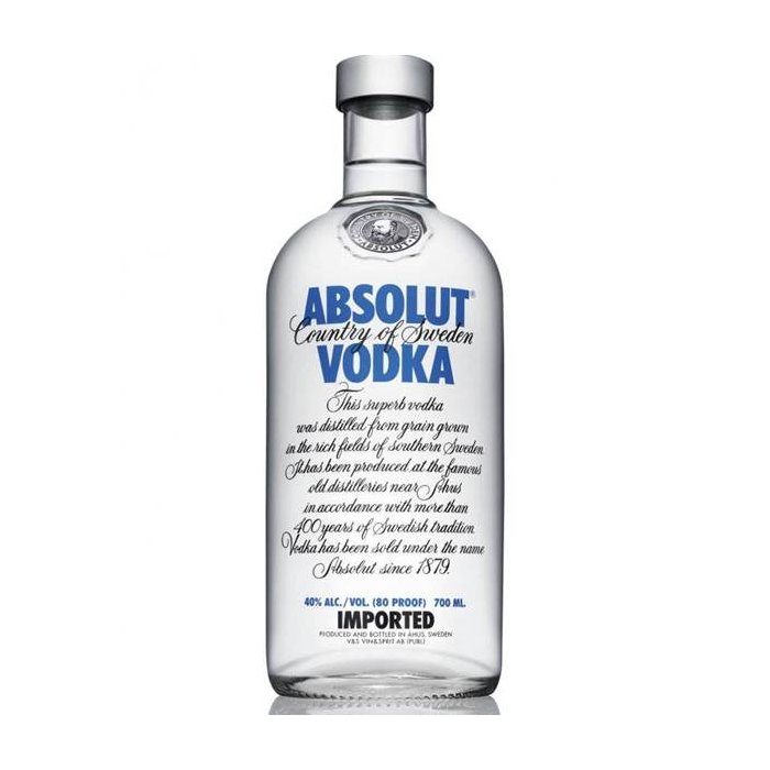 Vodka Absolut Swedish Blue 40% 1,75L