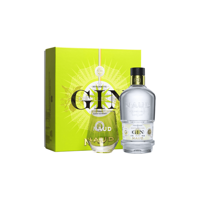Gin NAUD 44% 0,7L + pohár