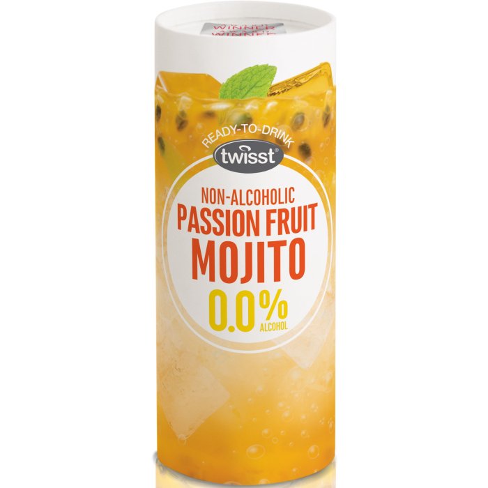 Nealkoholický Nápoj TWISST Passion Fruit Mojito 0,0% 250ml