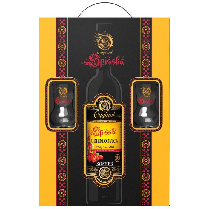 Spišská Drienkovica + 2 poháre 40% 0,5L