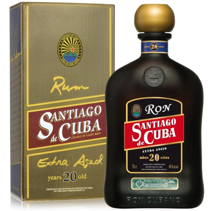 Rum Santiago De Cuba 20y 40% 0,7L