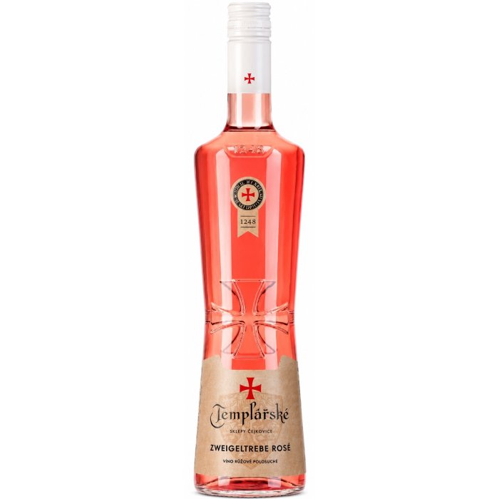 Víno Zweigeltrebe rosé Templářske Sklepy Čejkovice 0,75L