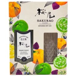 Gin Sakurao+pohár 40% 0,7L