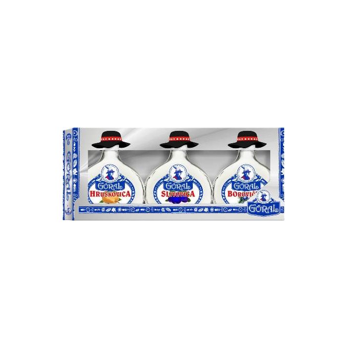 Goral Set Destilátov miniatúrky 44,67% 3x0,05L