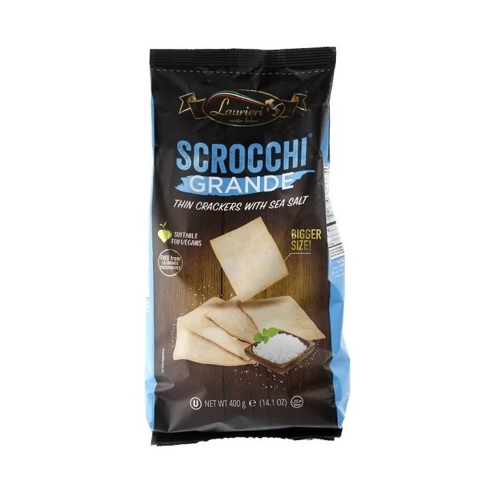 Krekry Scrocchi Sea Salt Grande 175g
