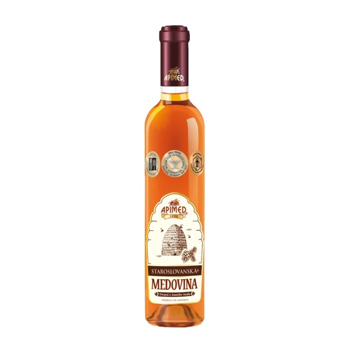 Medovina APIMED Staroslovenská Tmavá  0,5L