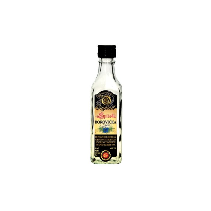 Spišská Borovička miniatúra 40% 0,04L