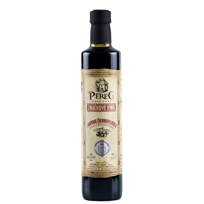 Víno Pereg Arónie Čiernoplodej 0,5L