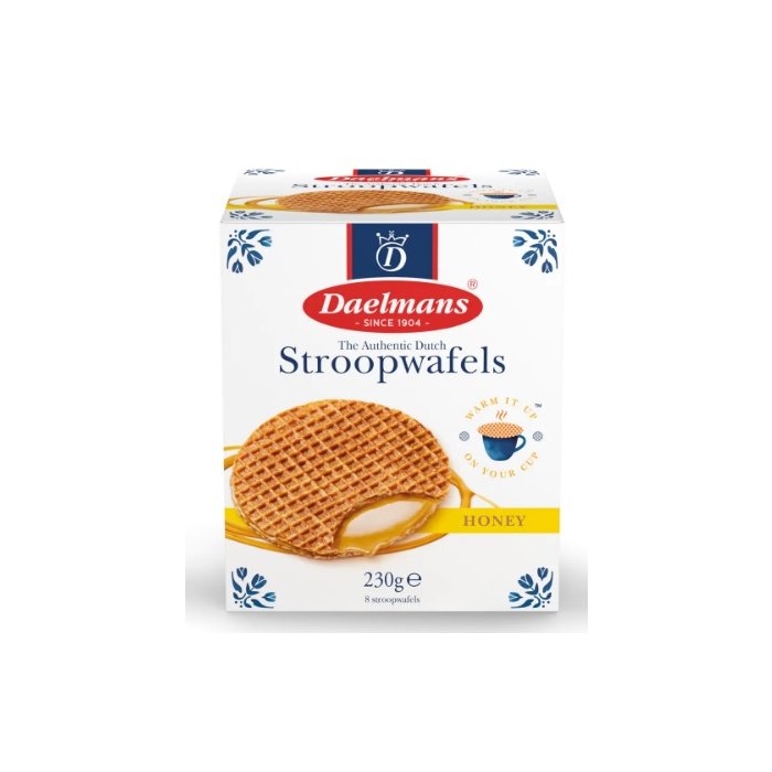 Wafle Daelmans Honey Cube Box 230g